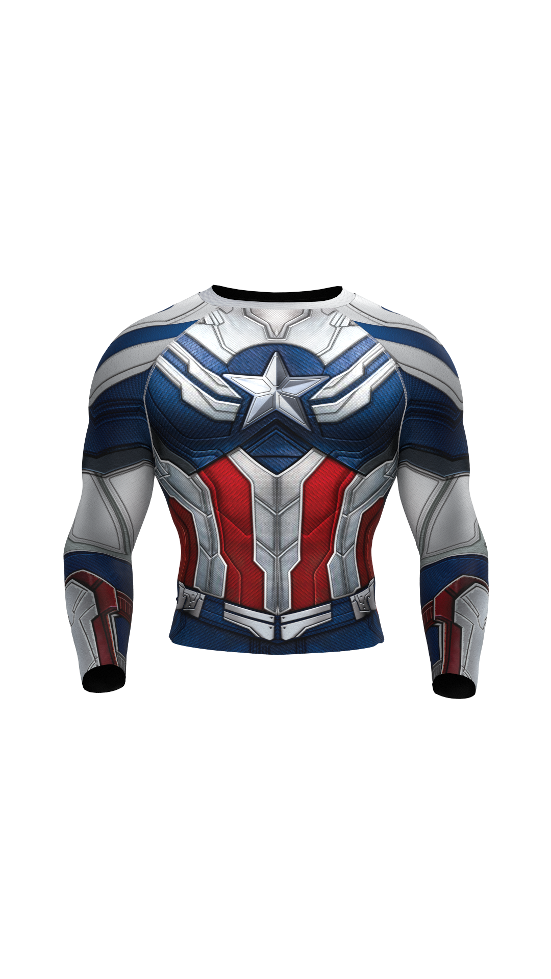 Captain America Compression tshirt – Halo Fashionwear