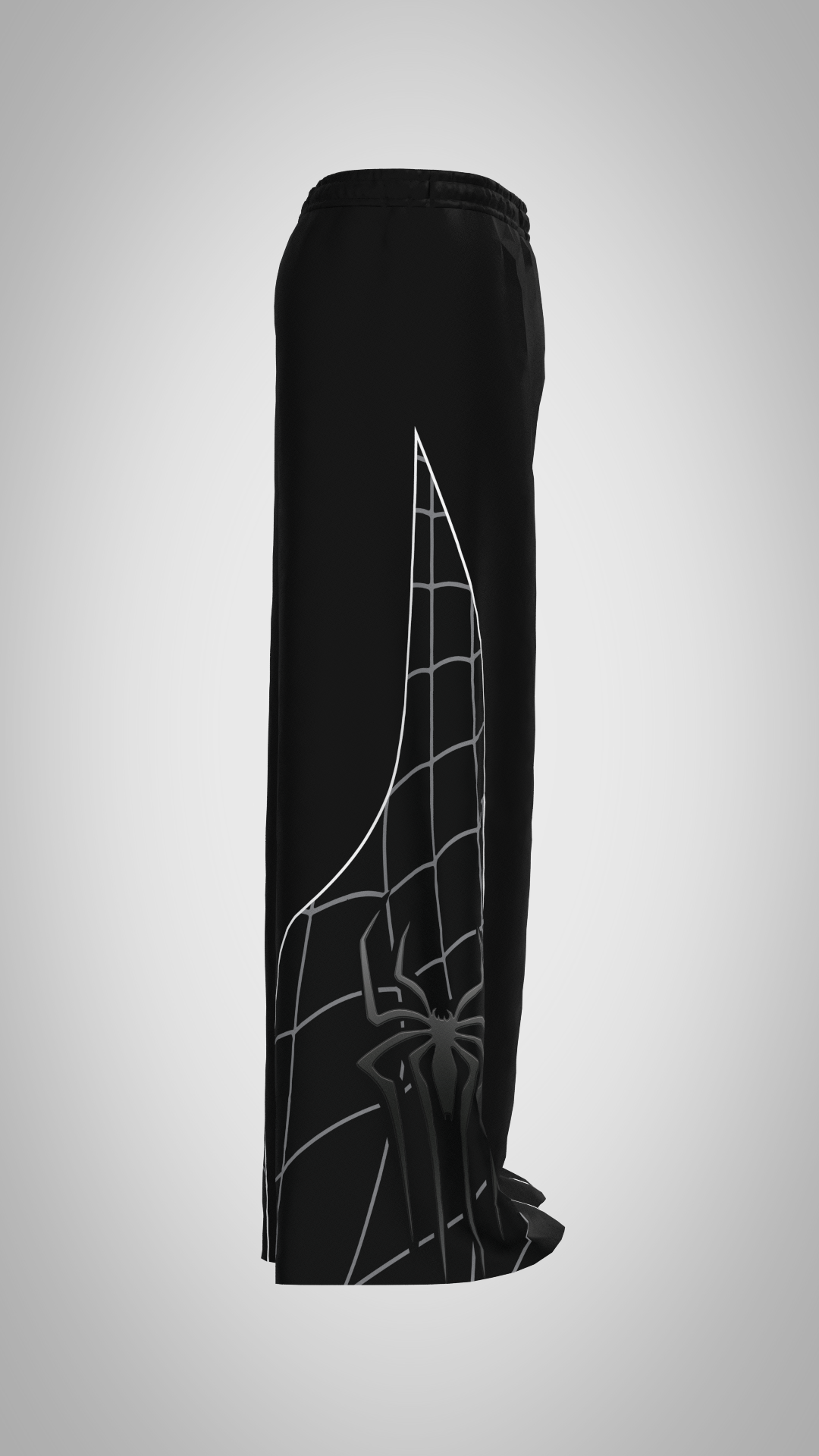 Black spider Track Pant