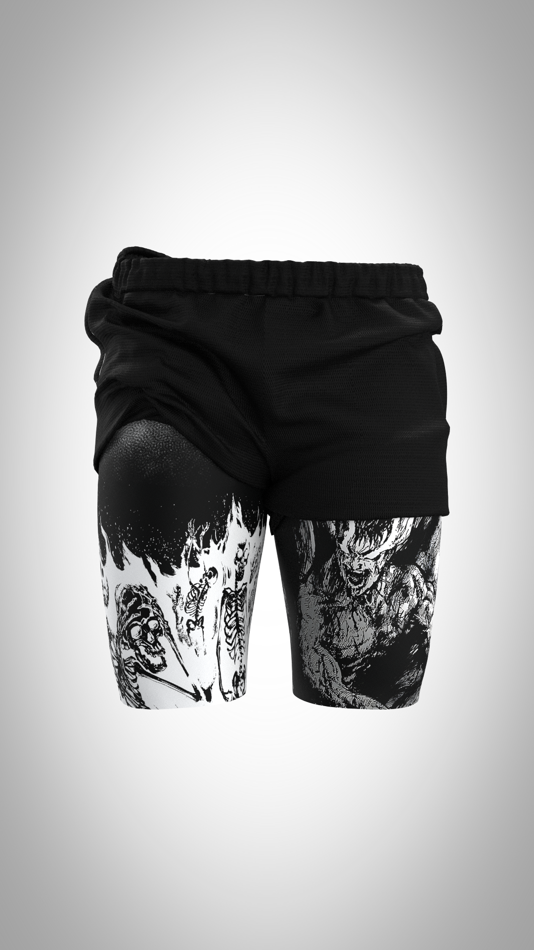 Berserk HELL FIRE Shorts